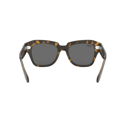 Lunettes de soleil Ray-Ban State street RB2186 1292B1 Havane sur marron transparent