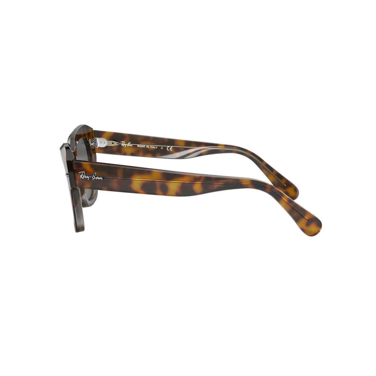 Lunettes de soleil Ray-Ban State street RB2186 1292B1 Havane sur marron transparent