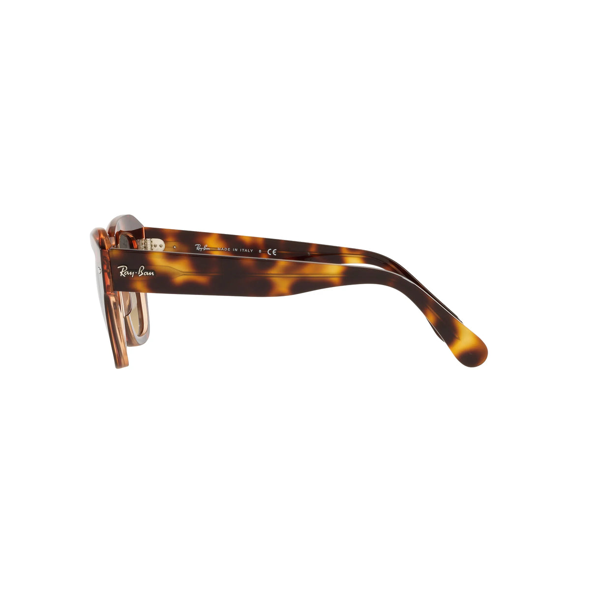 Lunettes de soleil Ray-Ban State Street RB2186 1324BG Havane sur rose transparent