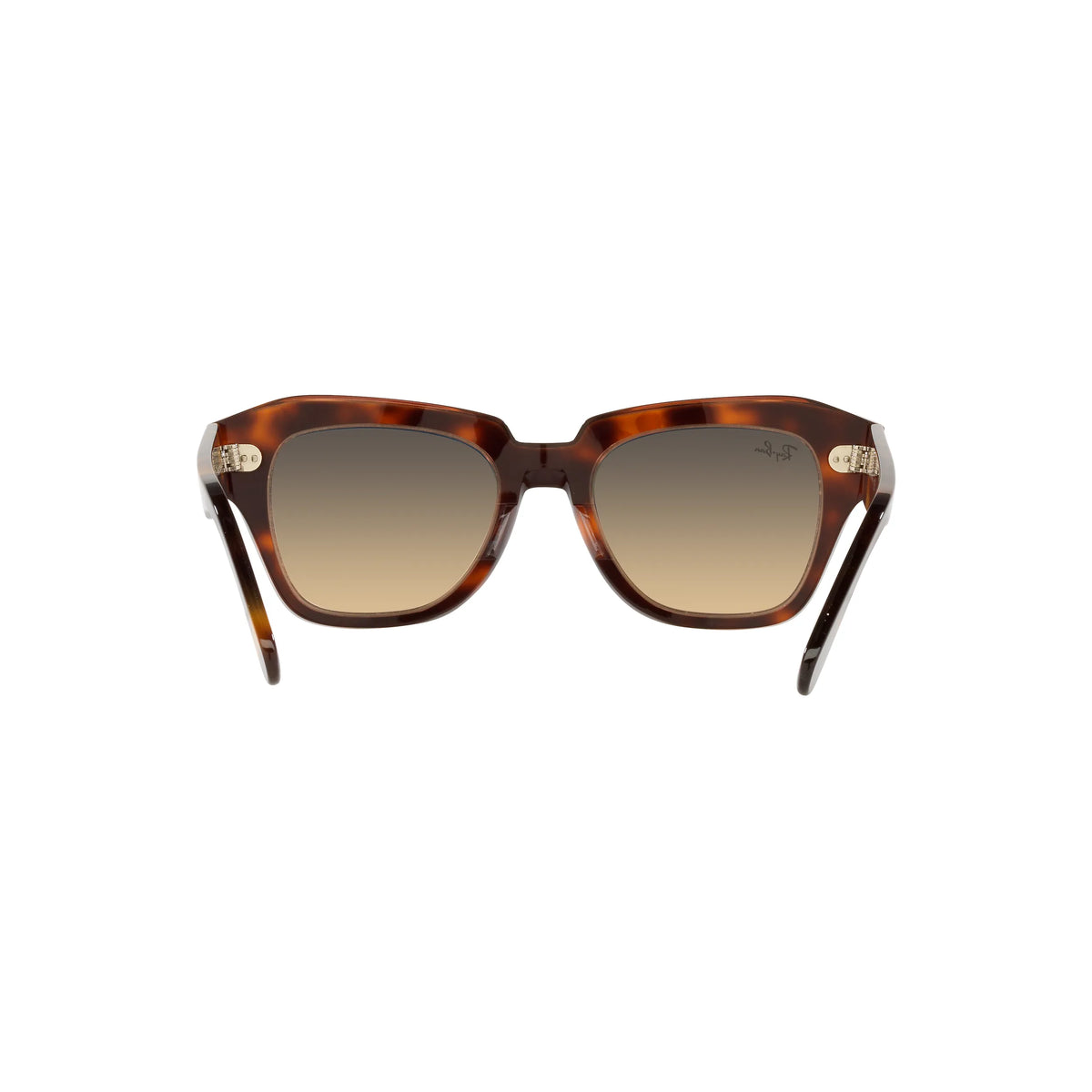 Lunettes de soleil Ray-Ban State Street RB2186 1324BG Havane sur rose transparent