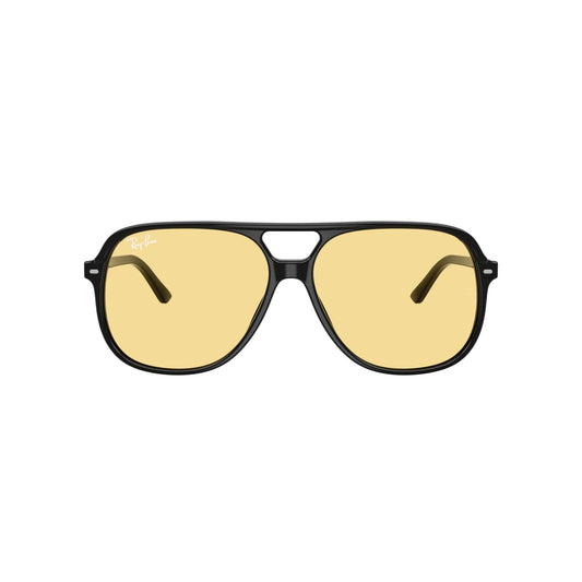 Lunettes de soleil Ray-Ban Bill RB2198 901/R6 Black Yellow oversize