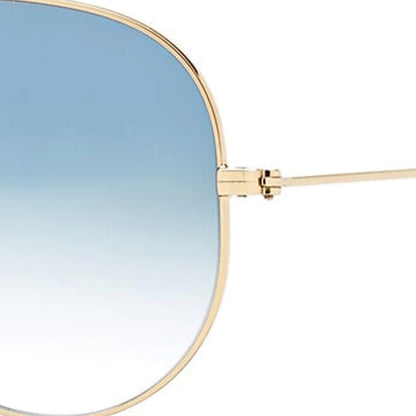 Occhiali da sole Ray-Ban Aviator Large Metal RB3025 001/3F Gold-Light Blue