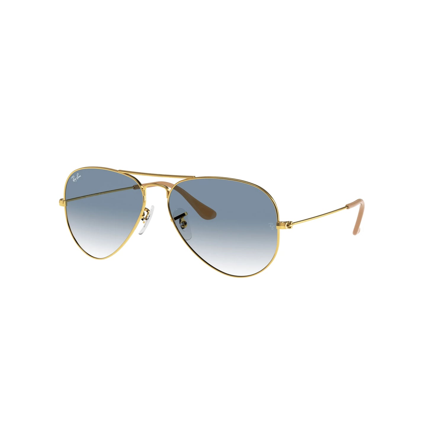 Occhiali da sole Ray-Ban Aviator Large Metal RB3025 001/3F Gold-Light Blue