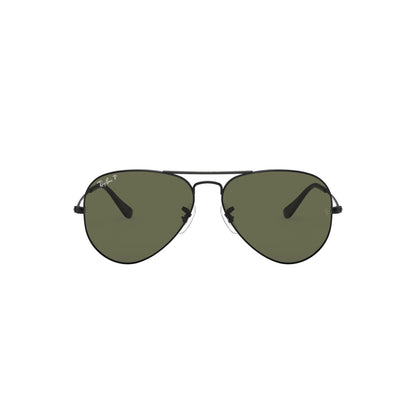 Occhiali da sole Ray-Ban Aviator Large Metal RB3025 002/58 Black Polarized