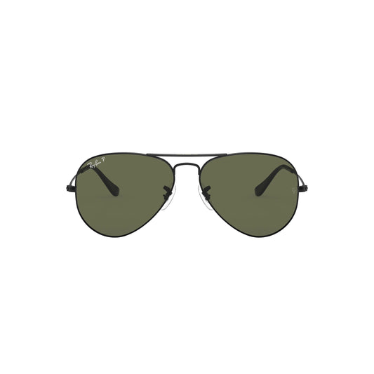 Lunettes de soleil Ray-Ban Aviator Large Metal RB3025 002/58 Noir Polarisé