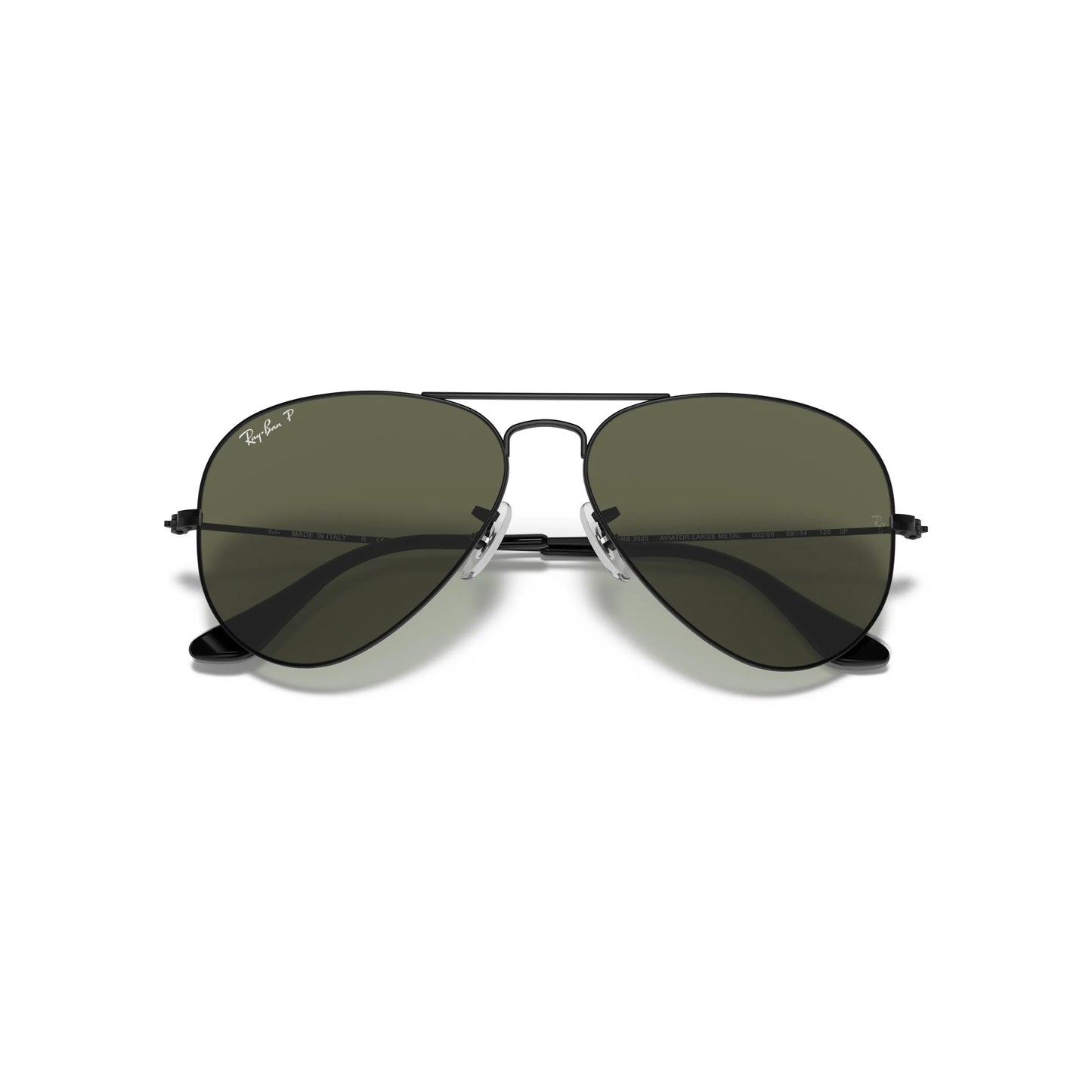 Occhiali da sole Ray-Ban Aviator Large Metal RB3025 002/58 Black Polarized