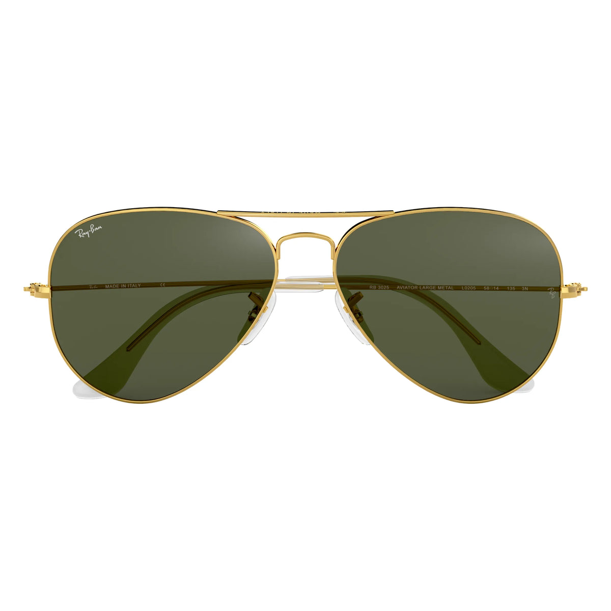 Lunettes de soleil Ray-Ban Aviator Large Metal RB3025 L0205 Or arista