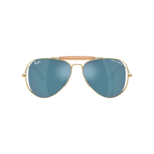 Lunettes de soleil Ray-Ban et Dolce & Gabbana Capsule collection RB3029M 001/55 Or arista aviateur