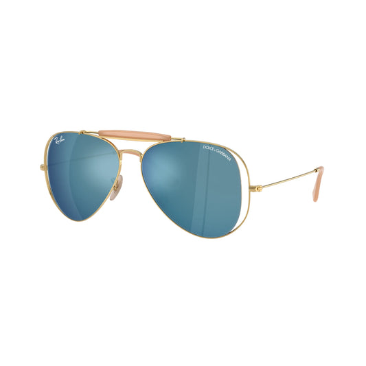 Lunettes de soleil Ray-Ban et Dolce & Gabbana Capsule collection RB3029M 001/55 Or arista aviateur