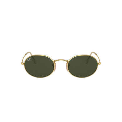 Lunettes de soleil Ray-Ban Oval RB3547 001/31 Or artiste G-15