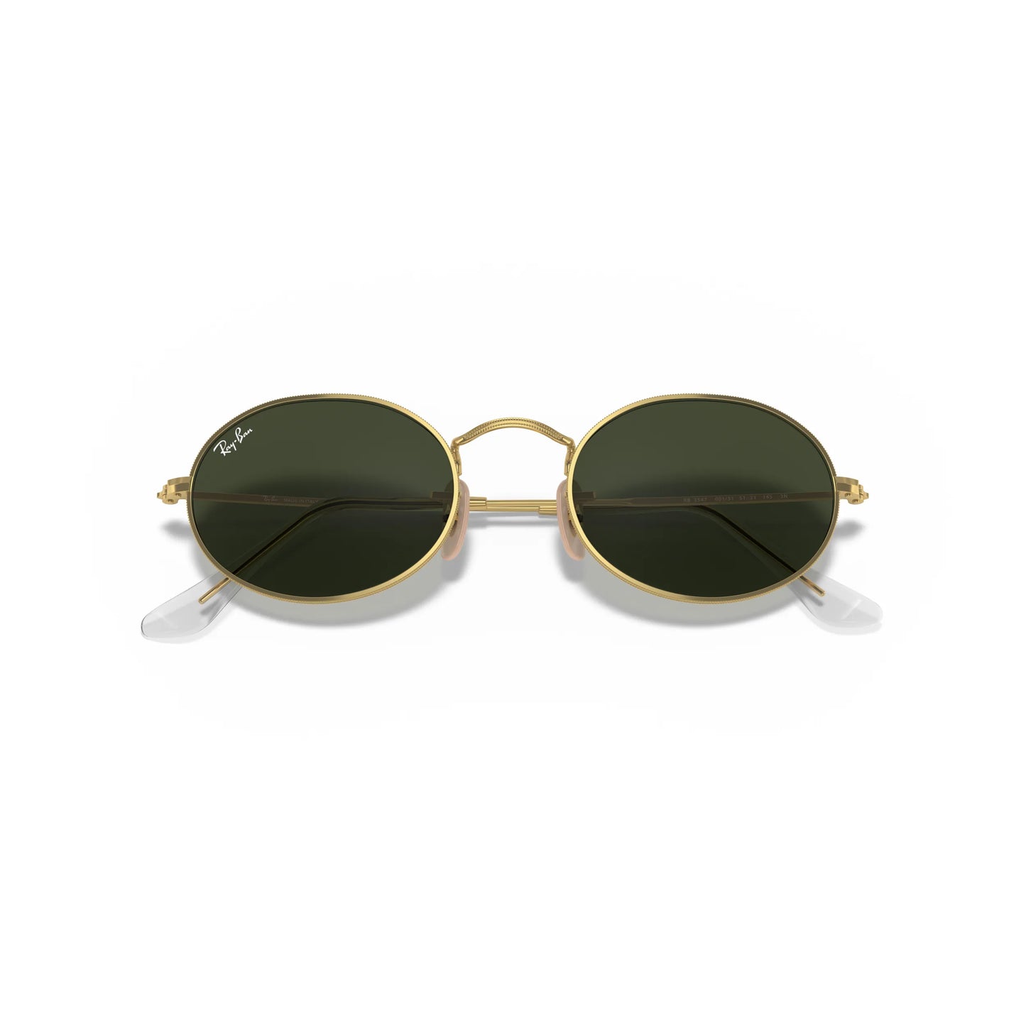 Lunettes de soleil Ray-Ban Oval RB3547 001/31 Or artiste G-15