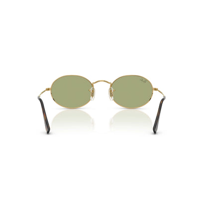 Occhiale da sole Ray-Ban Oval RB3547 001/4E Oro/Battle Green