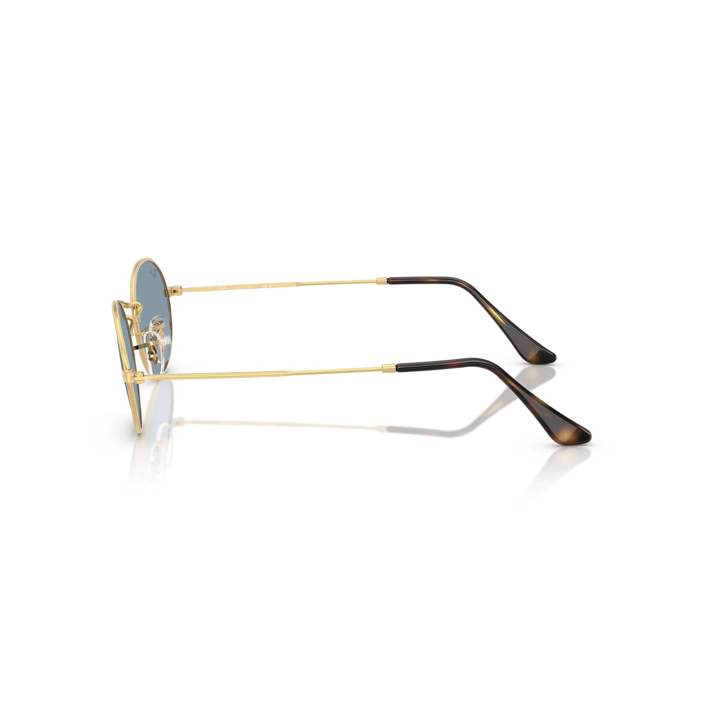 Occhiale da sole Ray-Ban Oval RB3547 001/56 Oro/Blu