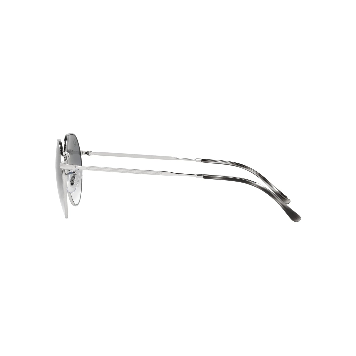 Lunettes de soleil rondes Ray-Ban RB3565 003/3F Argent-Bleu