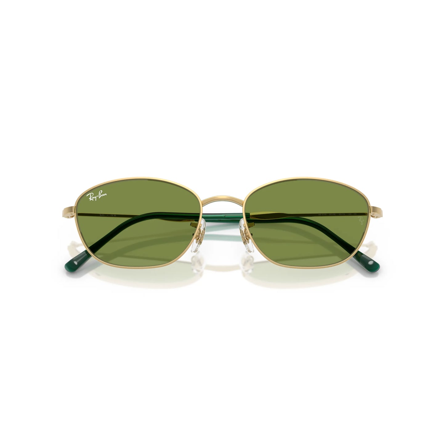 Occhiale da sole Ray-Ban RB3749 001/4E Oro/Verde