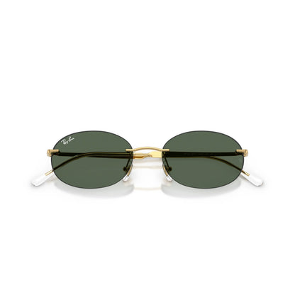 Lunettes de soleil Ray-Ban RB3767 001/71 Or arista- vert