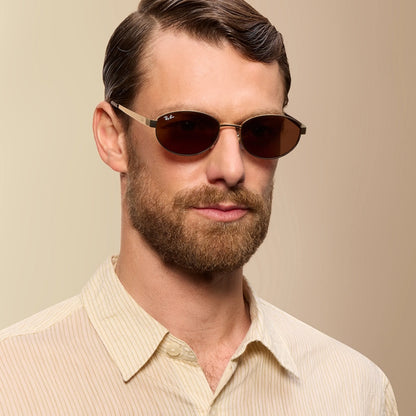 Occhiale da sole Ray-Ban RB3774D 001/73 Oro artista