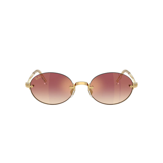 Lunettes de soleil Ray-Ban A$AP Rocky RB3929 001/8H Or Violet Dégradé ovales