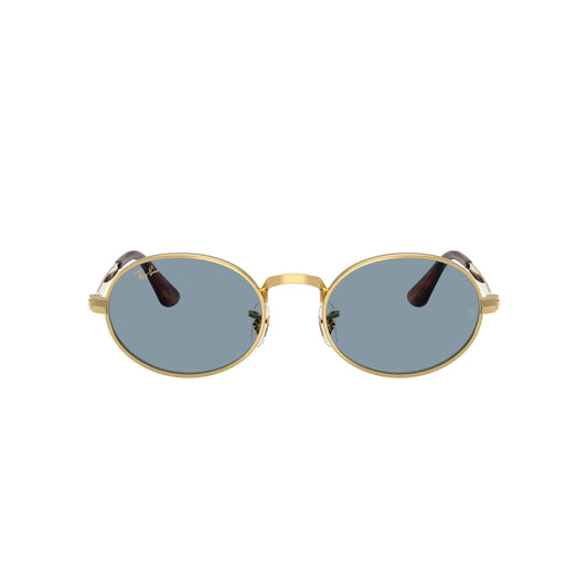 Lunettes de soleil Ray-Ban A$AP Rocky RB3931 001/56 or bleu rondes