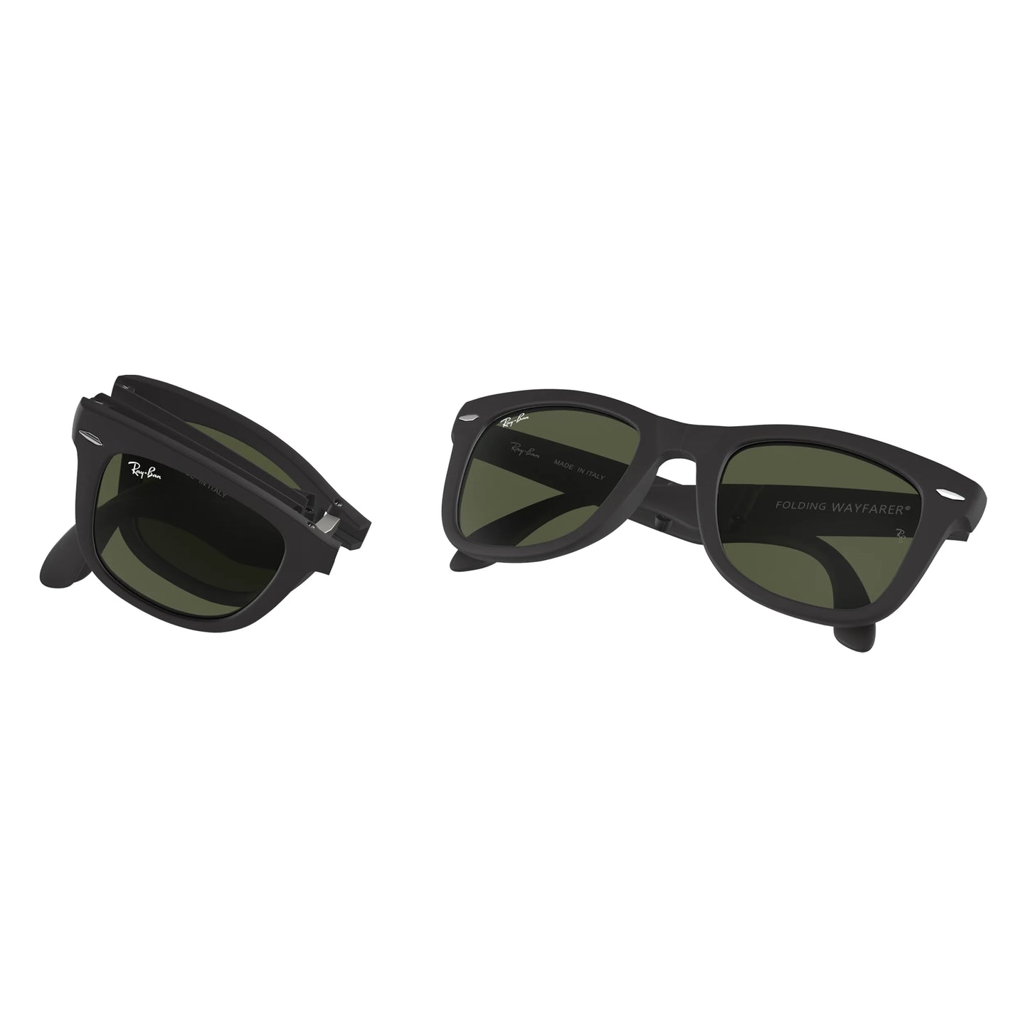Occhiali da sole Ray-Ban Folding Wayfarer RB4105 601S Black G-15 pieghevoli