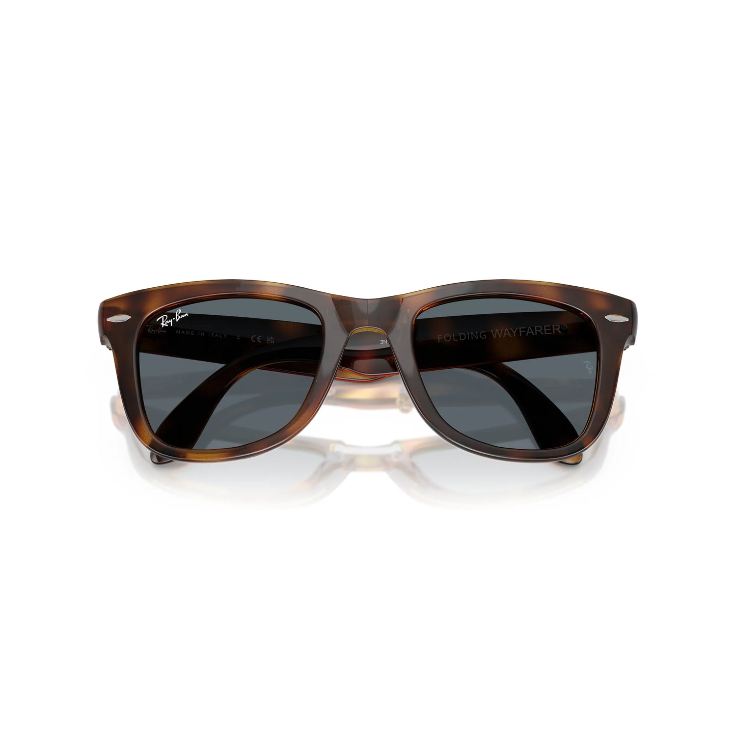 Lunettes de soleil Ray-Ban Folding Wayfarer RB4105 710/R5 Havane