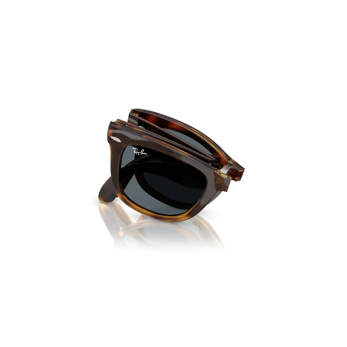 Lunettes de soleil Ray-Ban Folding Wayfarer RB4105 710/R5 Havane