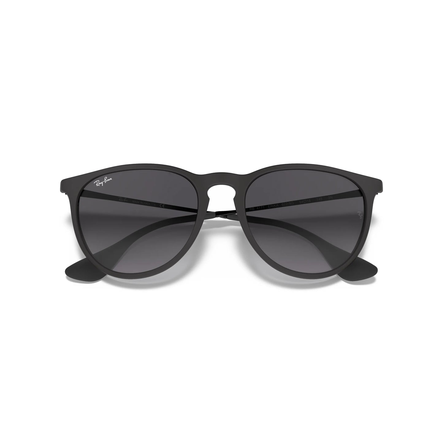 Occhiali da sole Ray-Ban Erika RB4171 622/8G Black-Sfumato grigio