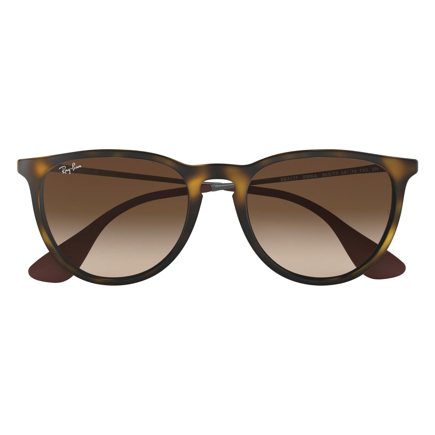 Lunettes de soleil Ray-Ban Erika RB4171 865/13 Havane-Marron