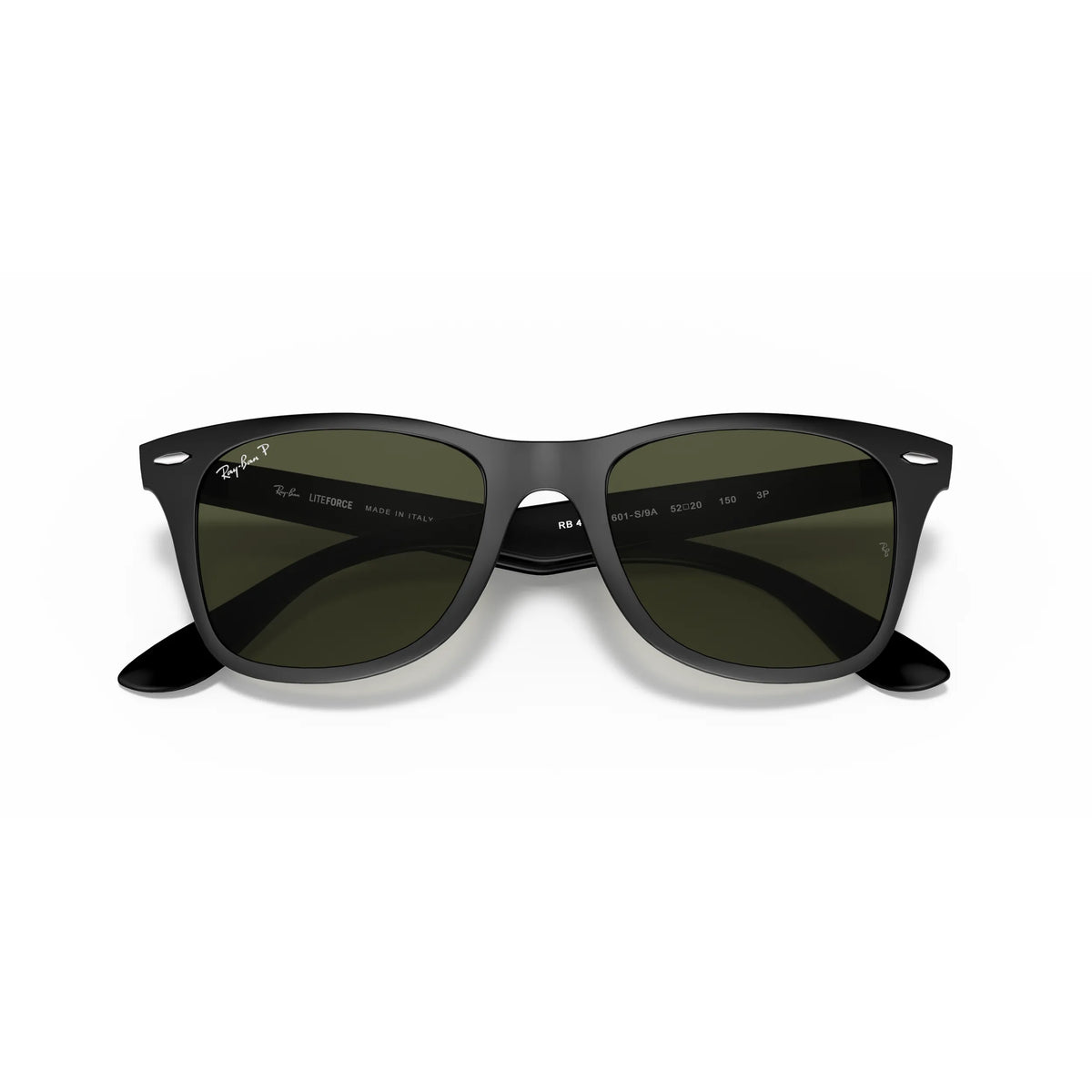 Occhiale da sole Ray-Ban Wayfarer liteforce RB4195 601S9A Black opac Polarized