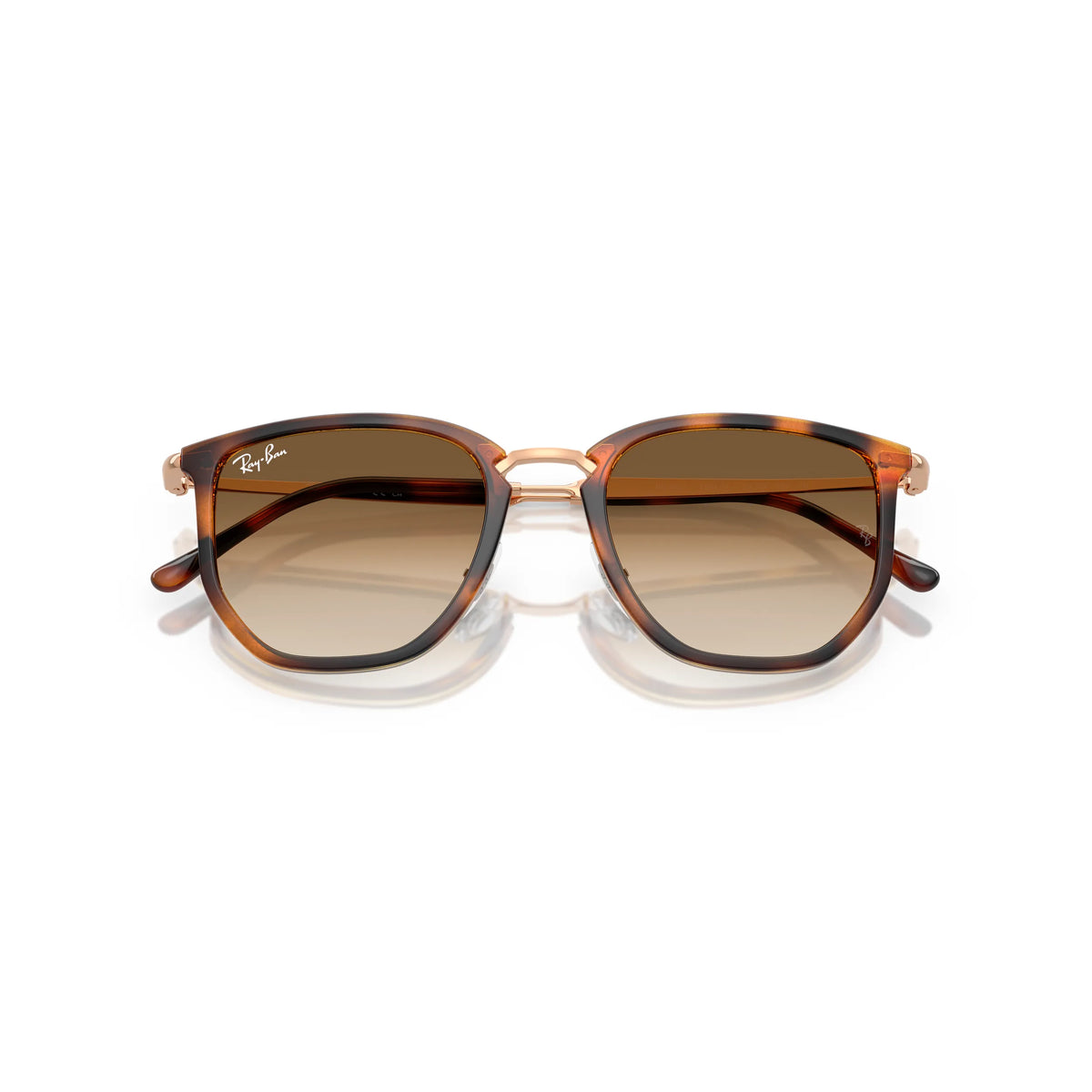 Lunettes de soleil Ray-Ban RB4451 680451 Orange transparent