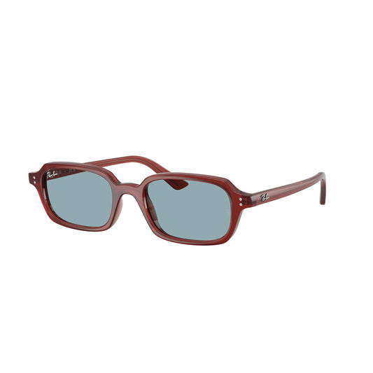 Lunettes de soleil Ray-Ban RB4455 680980 Marron Rouille Bleu rectangulaires