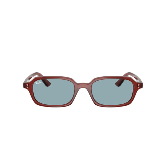 Lunettes de soleil Ray-Ban RB4455 680980 Marron Rouille Bleu rectangulaires