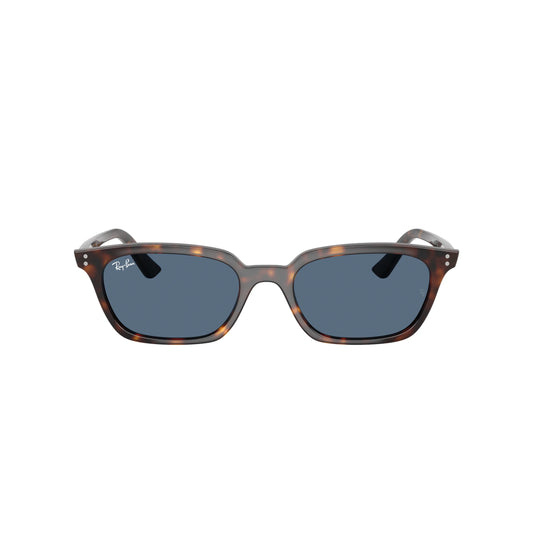 Lunettes de soleil Ray-Ban RB4456 135980 Havane Bleu rectangulaires