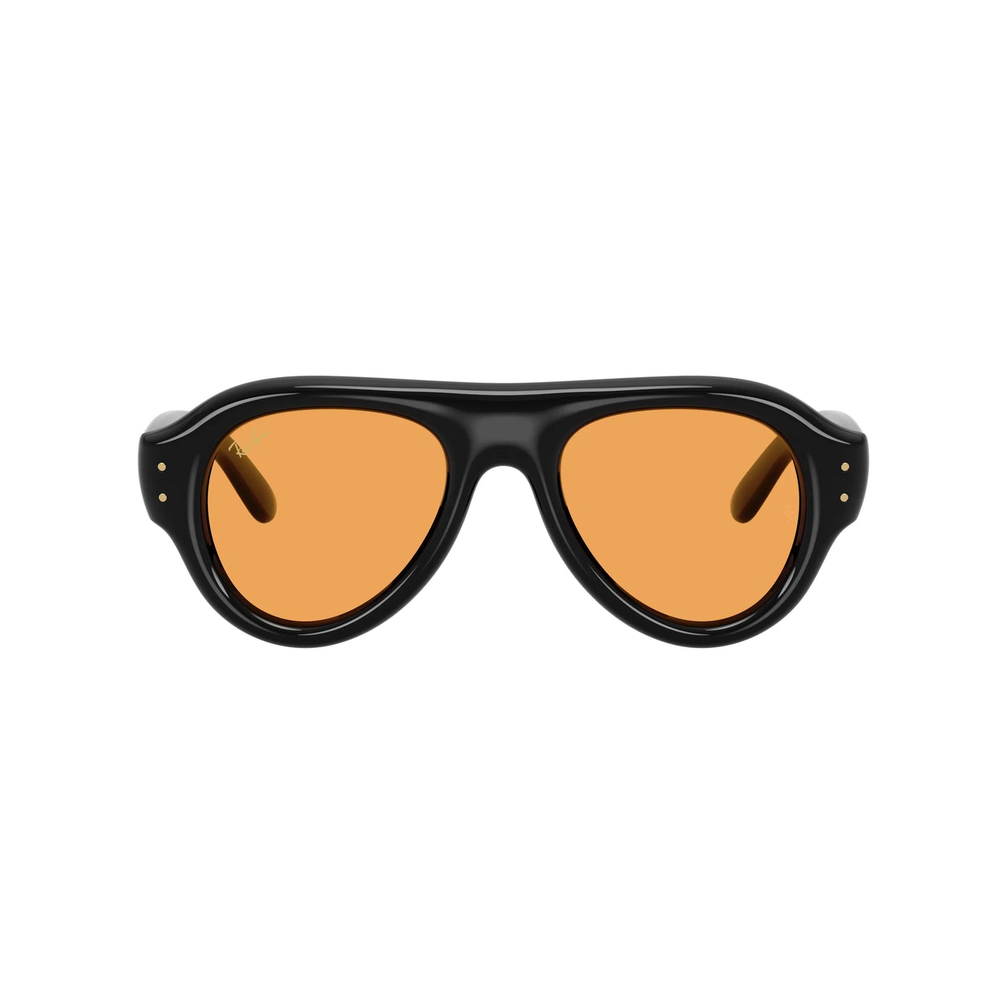 Occhiali da sole Ray-Ban A$AP Rocky Aviator Puffer RB4925 601/7 Black Orange aviator