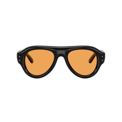 Occhiali da sole Ray-Ban A$AP Rocky Aviator Puffer RB4925 601/7 Black Orange aviator