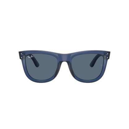 Occhiali da sole Ray-Ban Wayfarer Reverse RBR0502S 6708/3A Blue navy trasparente