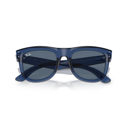 Occhiali da sole Ray-Ban Wayfarer Reverse RBR0502S 6708/3A Blue navy trasparente