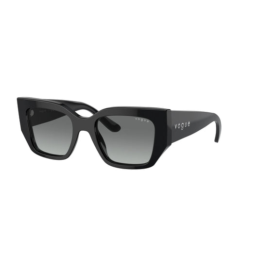 Vogue VO5583-S W44/11 Lunettes de soleil carrées noires dégradé de gris