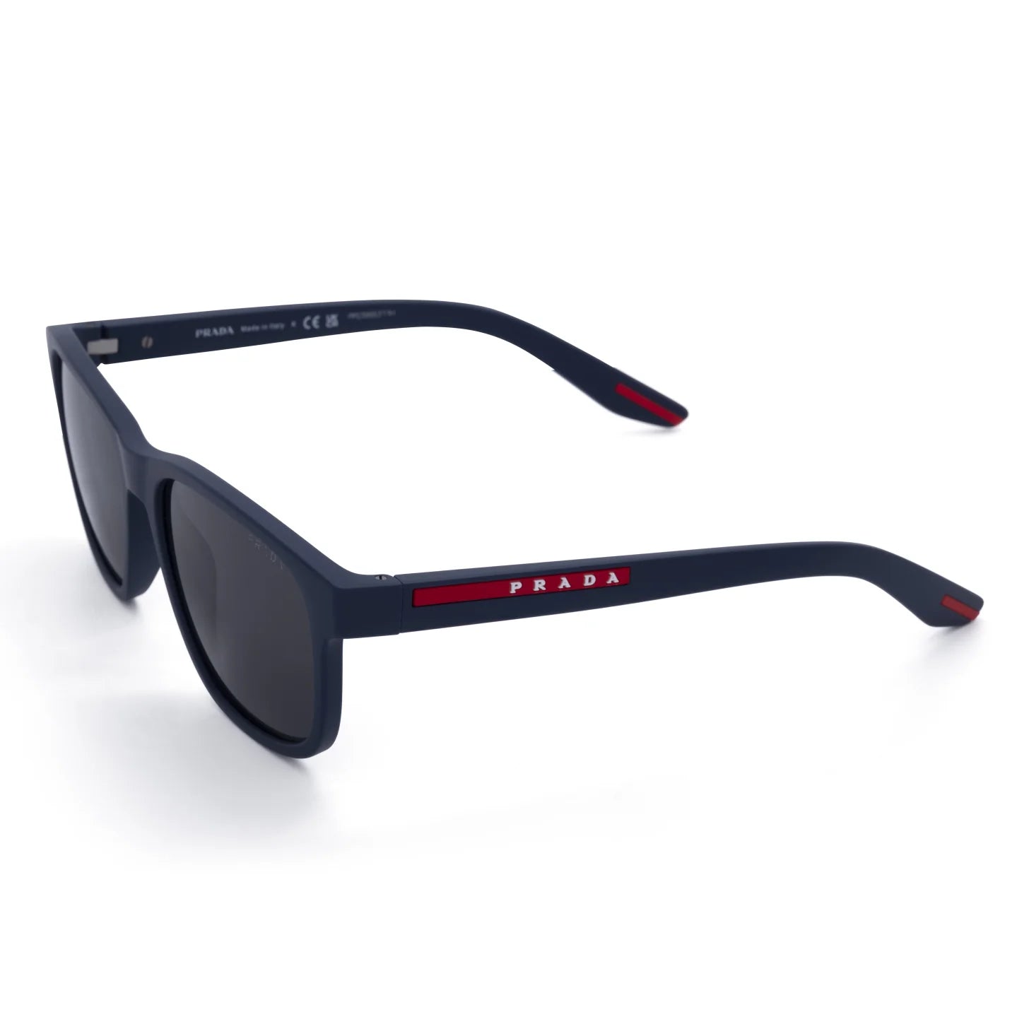 Occhiale da sole Prada Linea Rossa PS 06YS TFY06F Matt Blue - lato - Shop Ottica Mineo