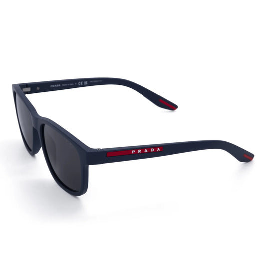 Occhiale da sole Prada Linea Rossa PS 06YS TFY06F Matt Blue - lato - Shop Ottica Mineo