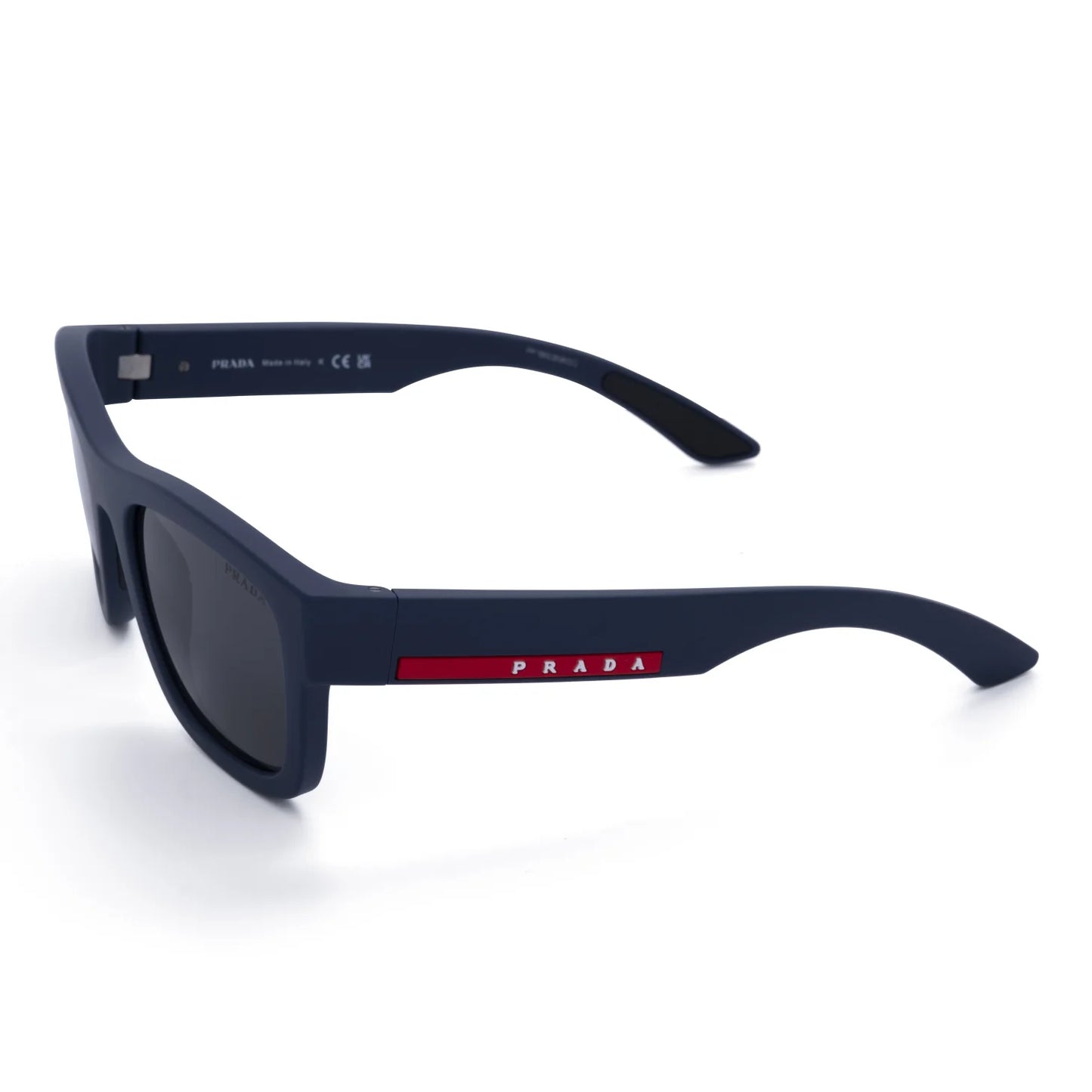 Occhiale da sole Prada Linea Rossa PS 01ZS TFY06F Matt Blue - lato - Shop Ottica Mineo