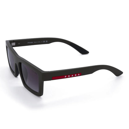 Occhiale da sole Prada Linea Rossa PS A07S 15X09U Green Matt - lato - Shop Ottica Mineo