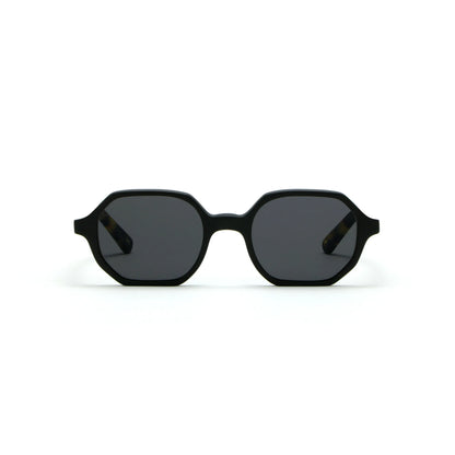 Occhiali da sole L.G.R ZANZIBAR 5819 23C Black Matt / Havana Matt geometrico