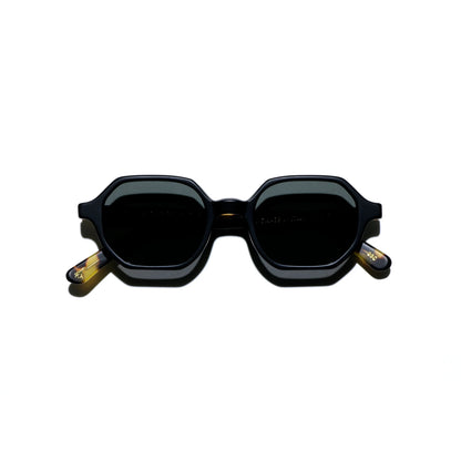 Occhiali da sole L.G.R ZANZIBAR 5819 23C Black Matt / Havana Matt geometrico