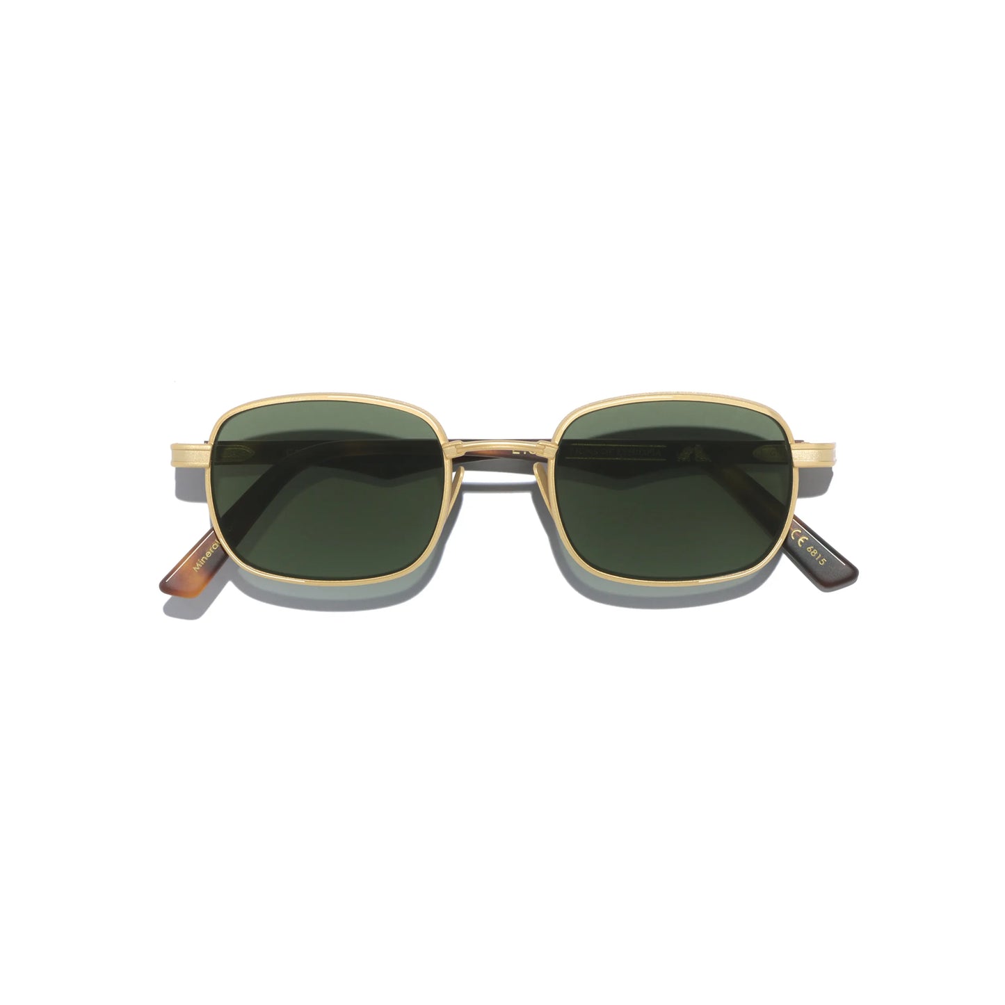 Occhiali da sole L.G.R Lions of Ethiopia CACTUS 6815 39 Gold Matt / Havana Maculato squadrato