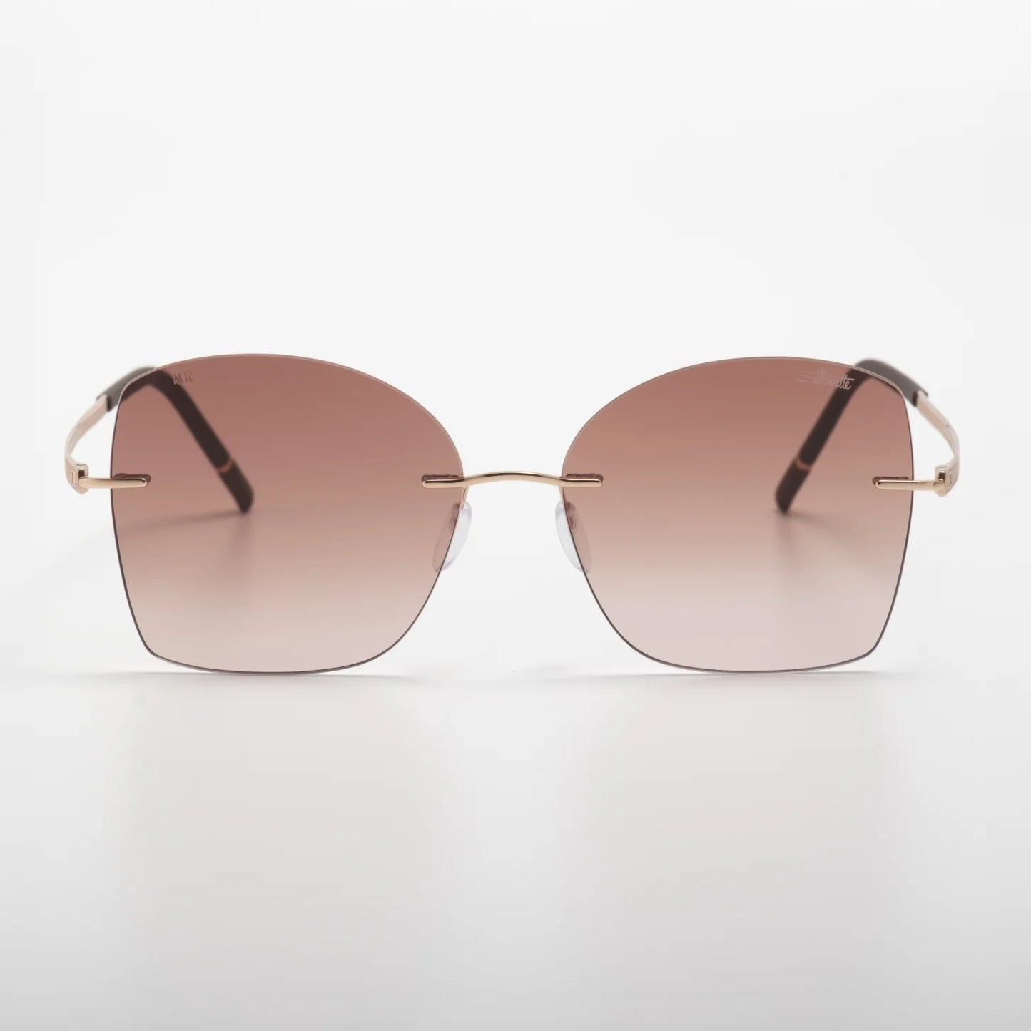 Occhiale da sole Silhouette Terranea 8193 75 3530 Rosegold / Darkbrown - Shop Ottica Mineo