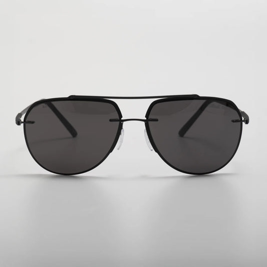 Occhiale da sole Silhouette Ring 8719 75 9040 Pure Black - Shop Ottica Mineo