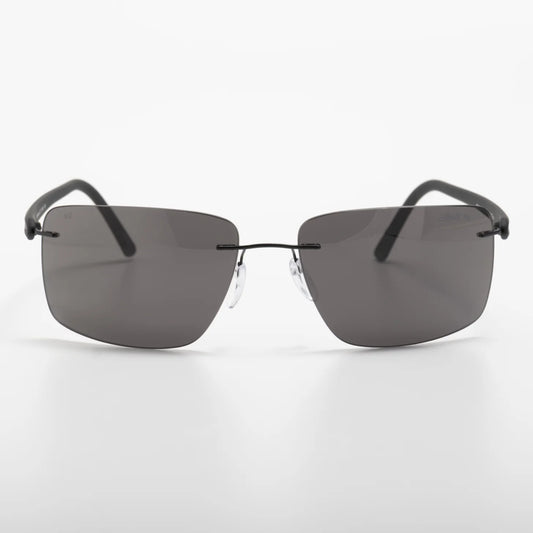 Occhiale da sole Silhouette Spielberg 8722 75 9040 Pure Black - Shop Ottica Mineo