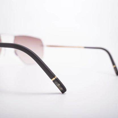 Occhiale da sole Silhouette Rincon 8746 75 7620 Gold / Darkbrown - dettaglio - Shop Ottica Mineo
