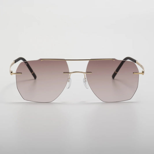 Occhiale da sole Silhouette Rincon 8746 75 7620 Gold / Darkbrown - Shop Ottica Mineo